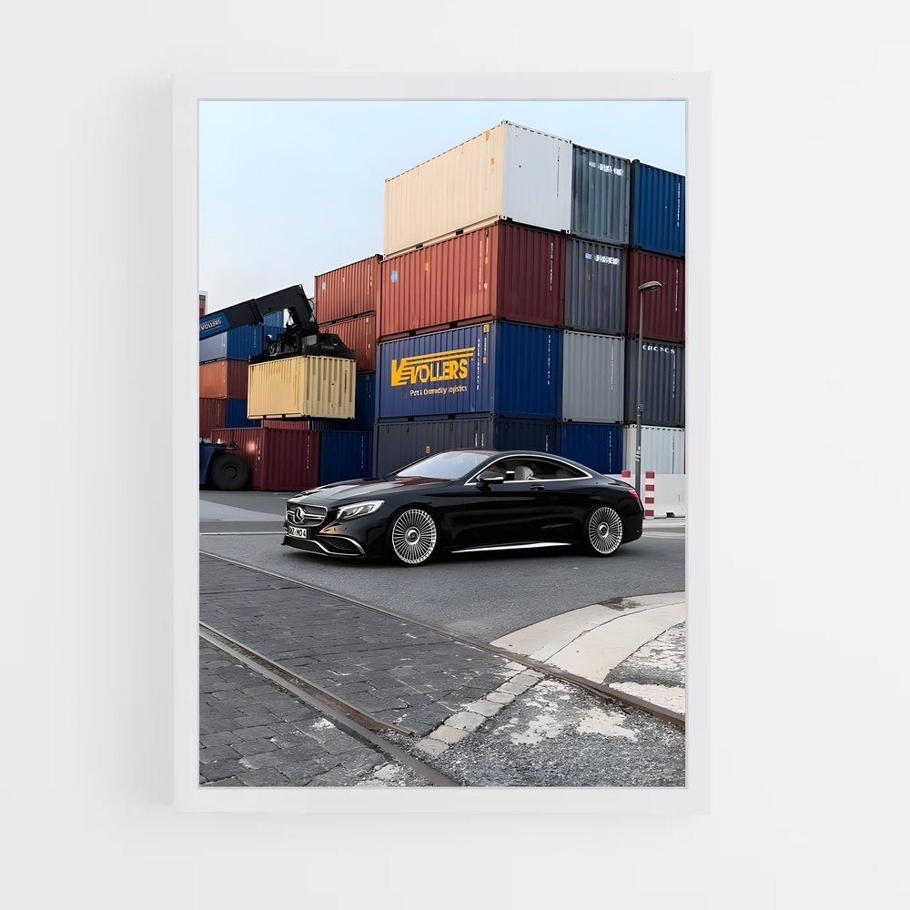 Poster Turbocharged Elegance – affiche Mercedes (vue 3)